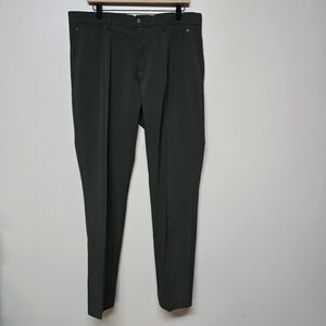 J‎ Lindeberg Golf Pants Army Green 34x32 Ellott Regular Fit Performance Stretch